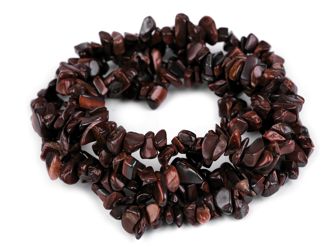 Mărgele chipsuri ochi de taur, șirag 90 cm - Ochi de taur (1 Șir)