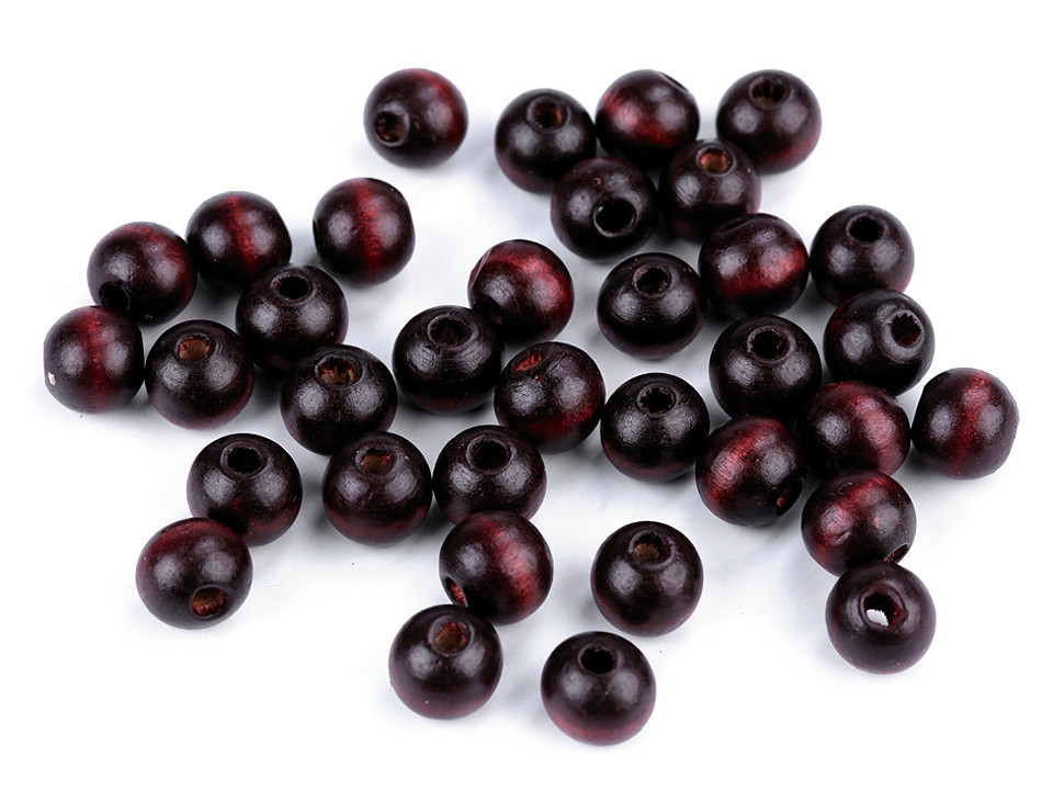 Mărgele din lemn, ø10 mm - Natural deschis (1000 Grame)