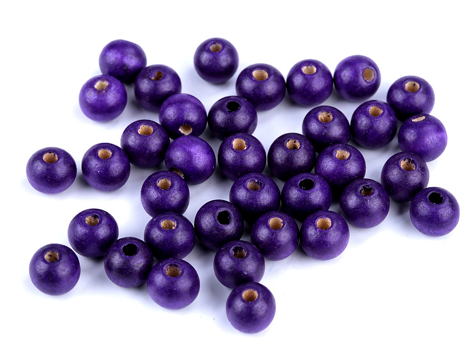 Mărgele din lemn, ø10 mm - Natural deschis (1000 Grame)