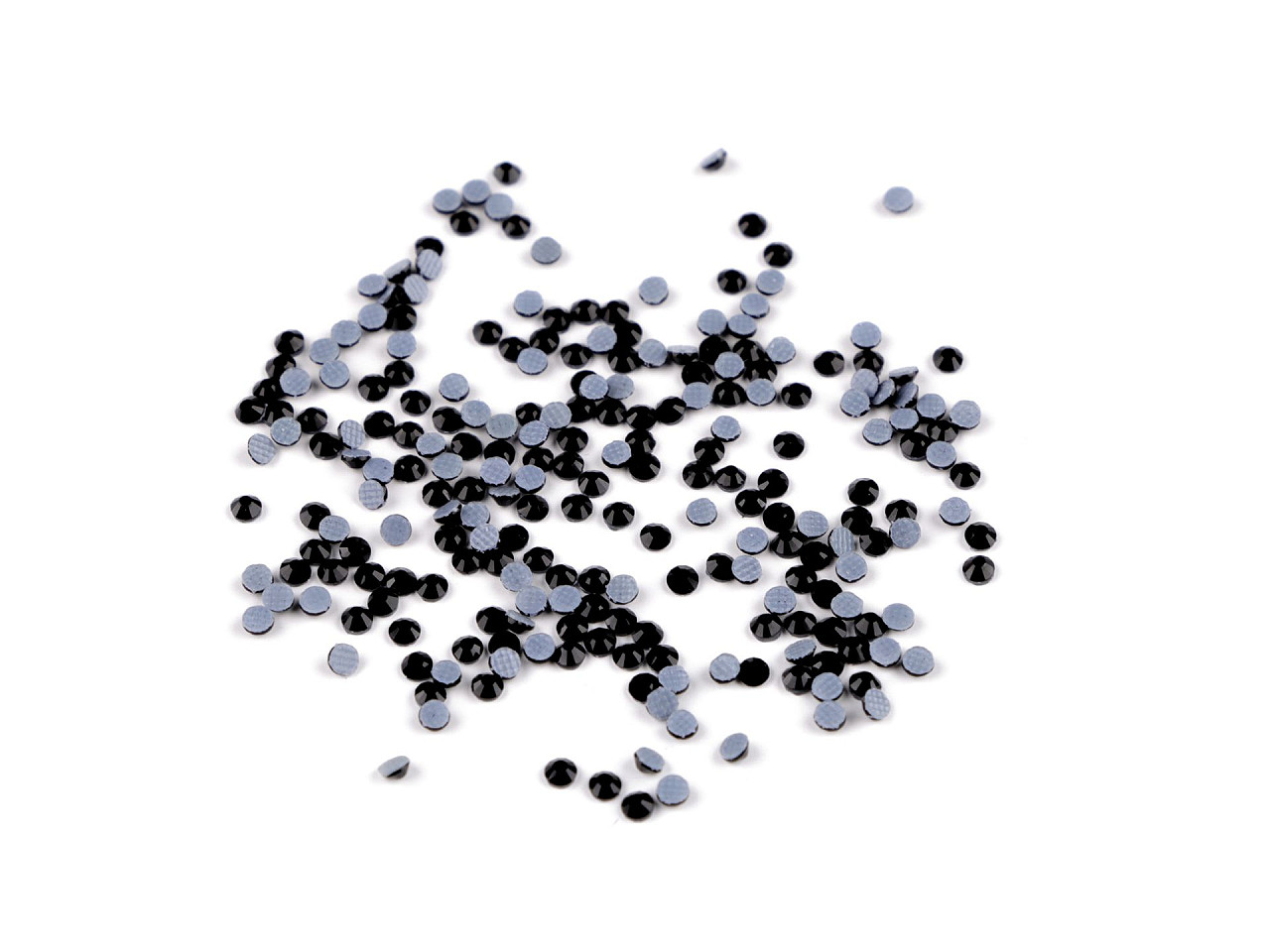 Strasuri de lipit la cald - hot-fix marimea ss6 - Negru (2 Grame)