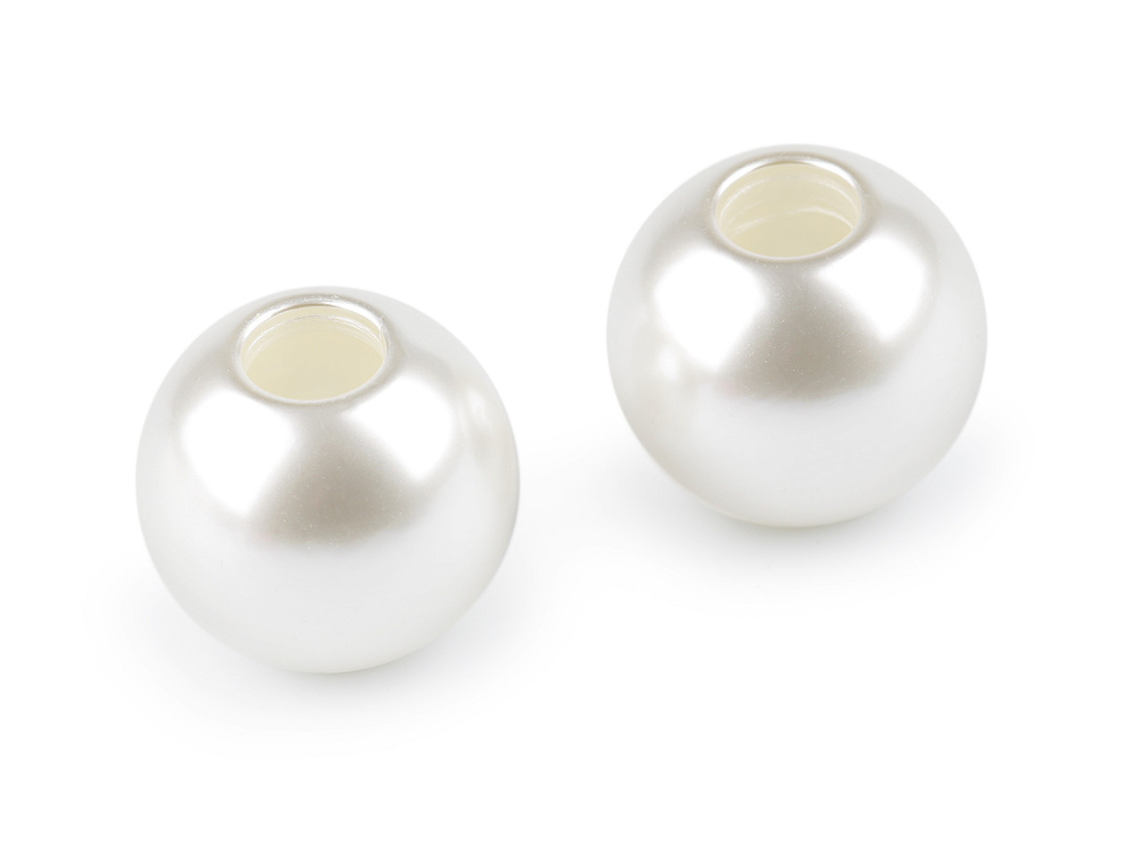 Mărgele din plastic ø30 mm - Gri (2 Bucăți)