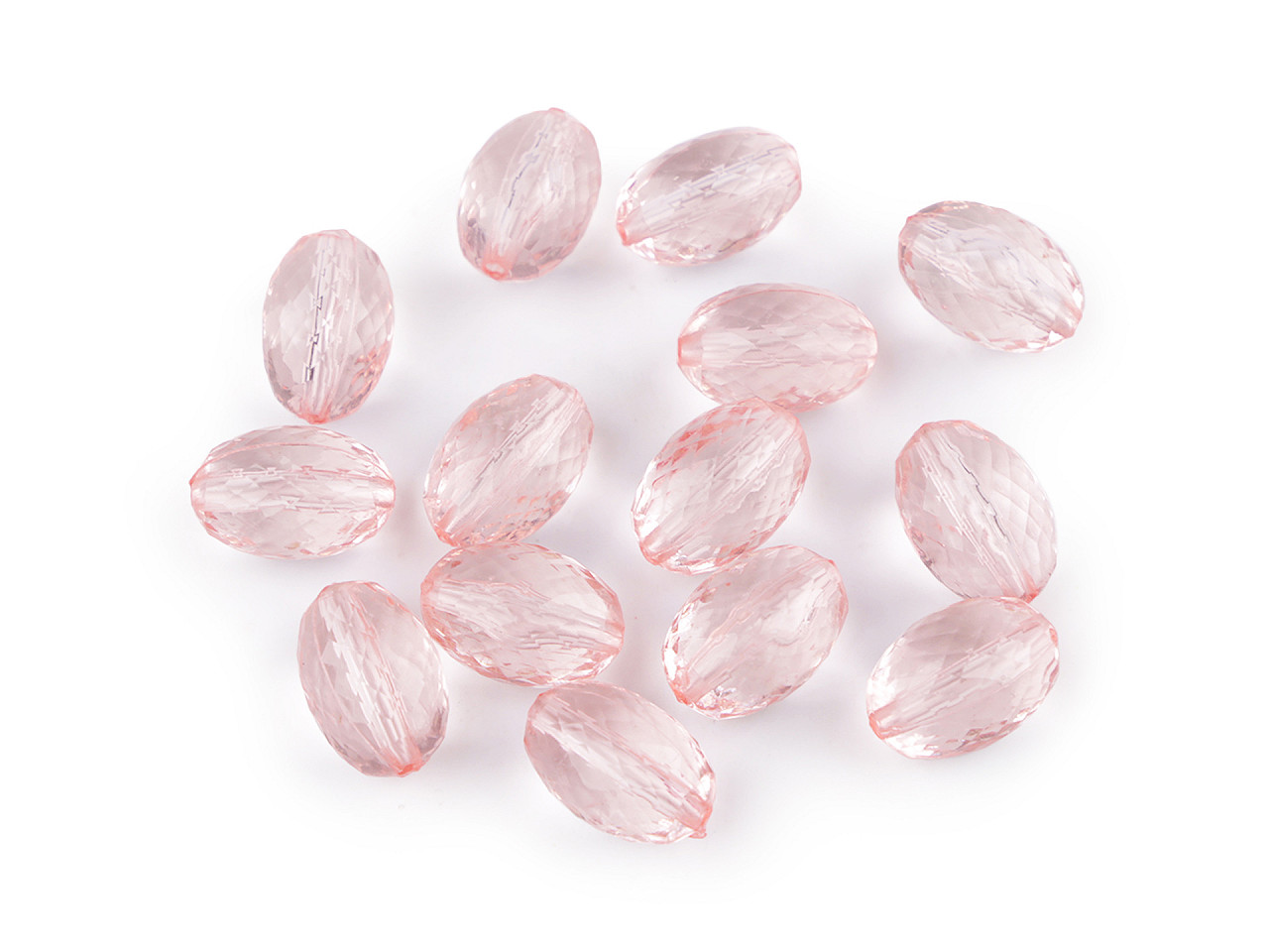 Mărgele de plastic măsline  10x15 mm - Mov lavandă (60 Grame) Mărgele de plastic măsline  10x15 mm - Mov lavandă (60 Grame)