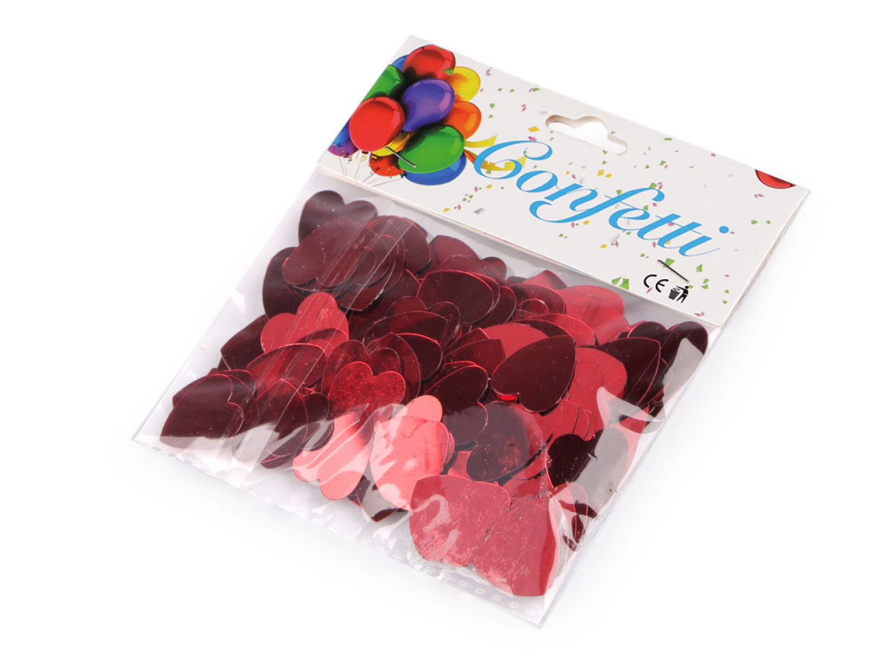Confetti inimioare - pentru petrecere, nuntă, sărbătoare - Argintiu (1 Sac)
