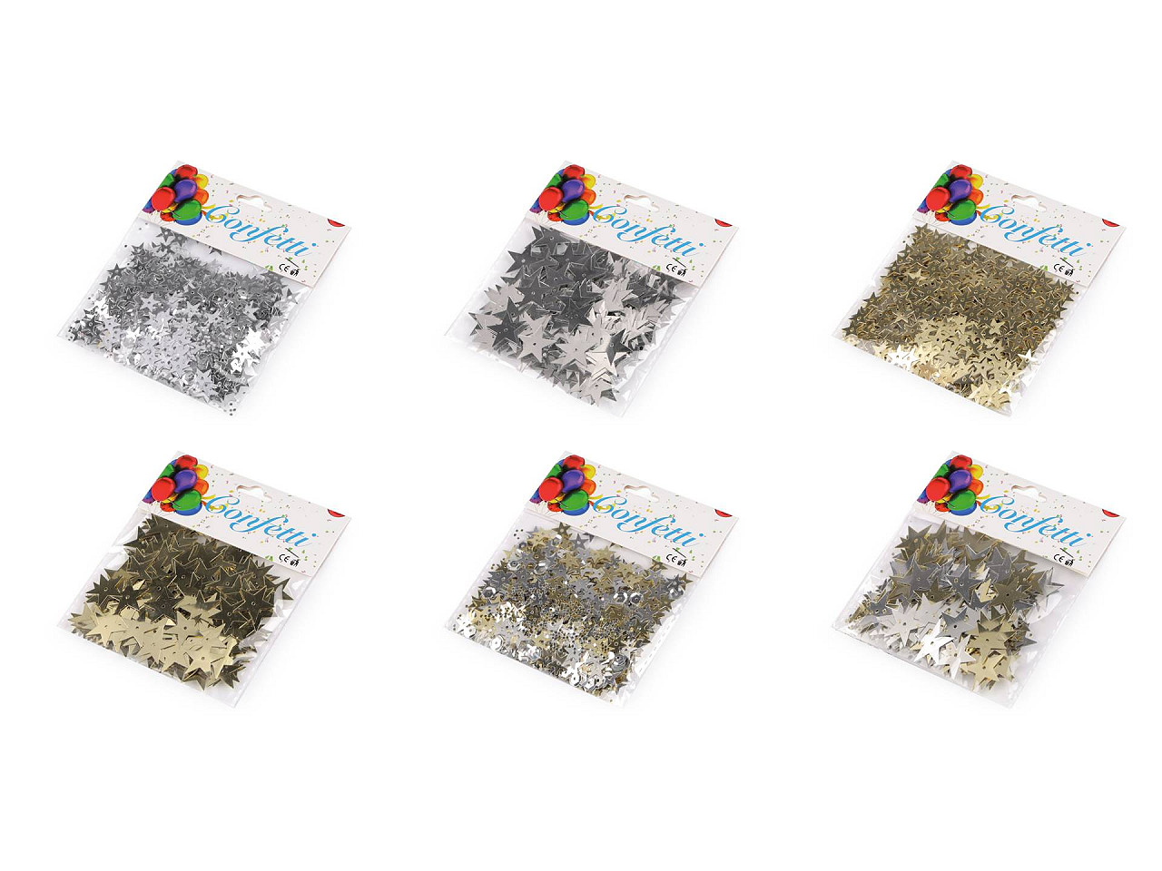 Confetti stele - Mix (1 Sac)