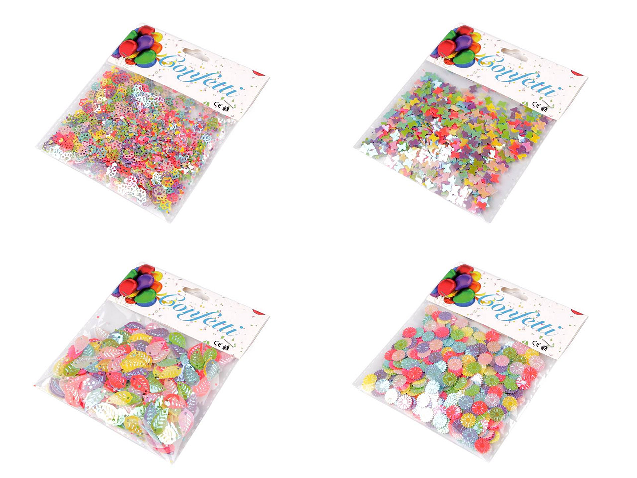 Confetti - pentru petreceri, nunți, sărbători - Mix (1 Sac)