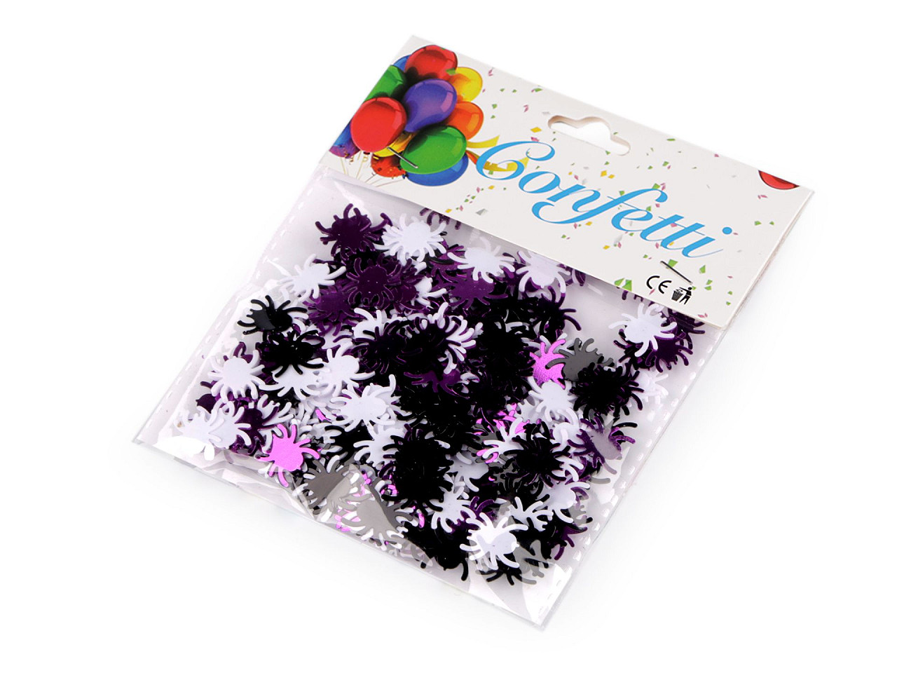 Confeti de halloween - păianjen, liliac, dovleac, pânză de păianjen - Mix (1 Sac)