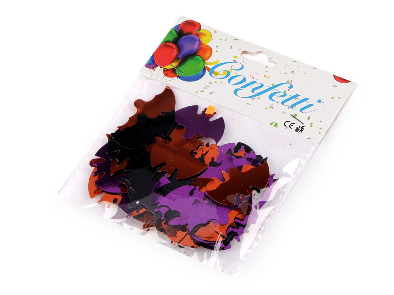 Confeti de halloween - păianjen, liliac, dovleac, pânză de păianjen - Mix (1 Sac)