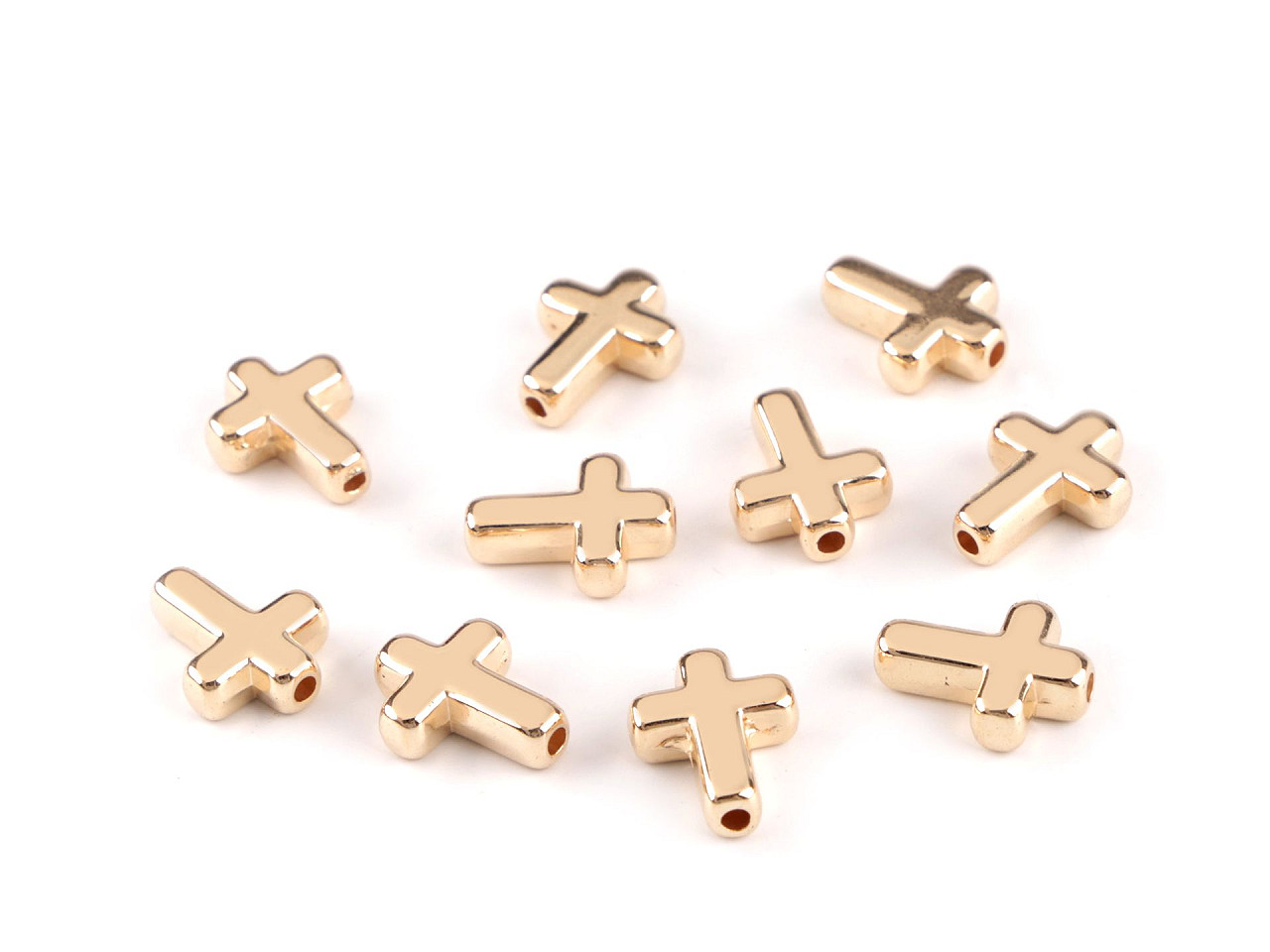 Mărgele / componente din plastic pentru confecționarea bijuteriilor, 12x15 mm - Argintiu (10 Bucăți)