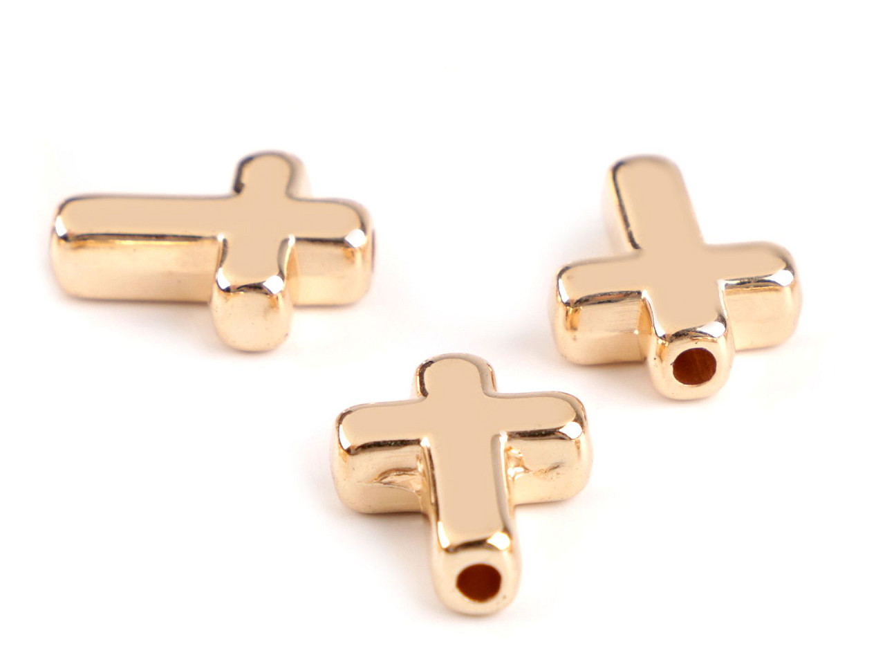 Mărgele / componente din plastic pentru confecționarea bijuteriilor, 12x15 mm - Argintiu (10 Bucăți)