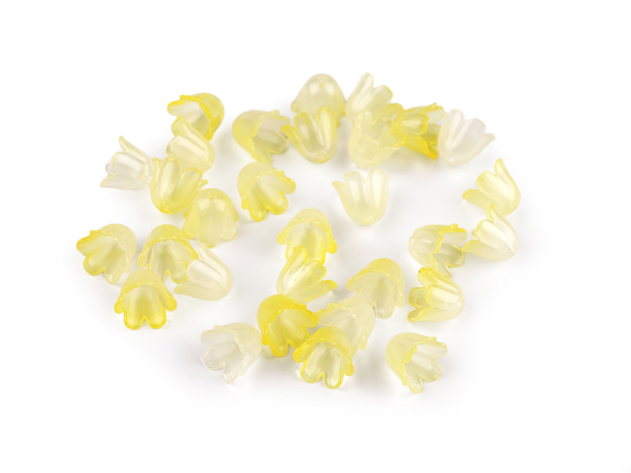 Mărgele din plastic clopoțel / fustă 9x11 mm - Roz zmeură (500 Grame)