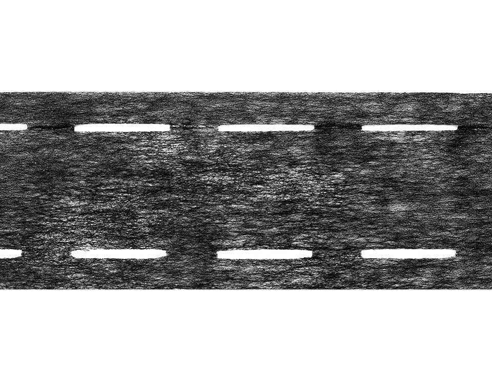 Bandă betelie termoadezivă - întăritură betelie, lățime 55 mm - Alb (100 Metri)