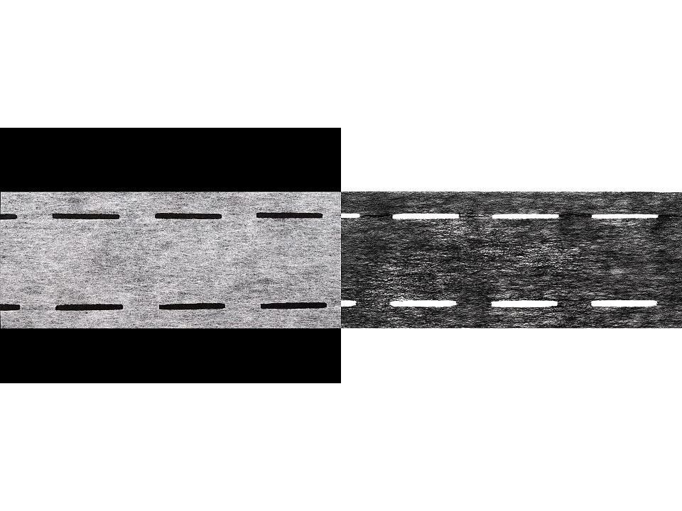 Bandă betelie termoadezivă - întăritură betelie, lățime 55 mm - Alb (100 Metri)