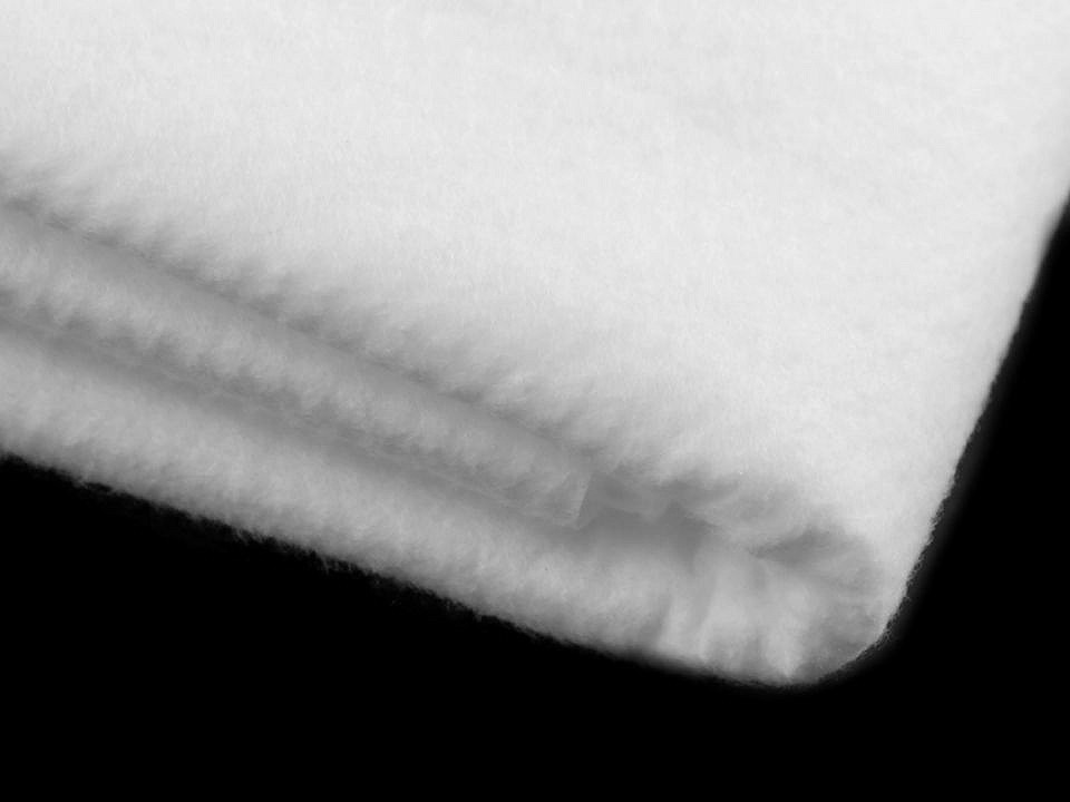 Întăritură nețesută termolin, neadezivă, 180g/m², 1x1,8 m - Alb (1 Bucată)