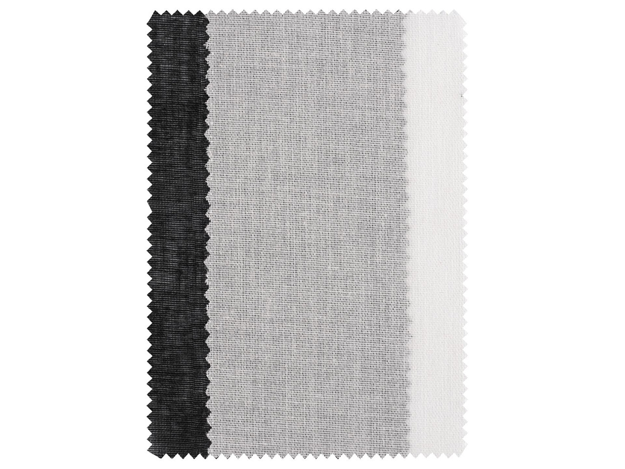 Căptușeală din bumbac termoadezivă potrivită pentru piele kufner 72 g/m² lățime 90 cm - Negru (1 Metru)