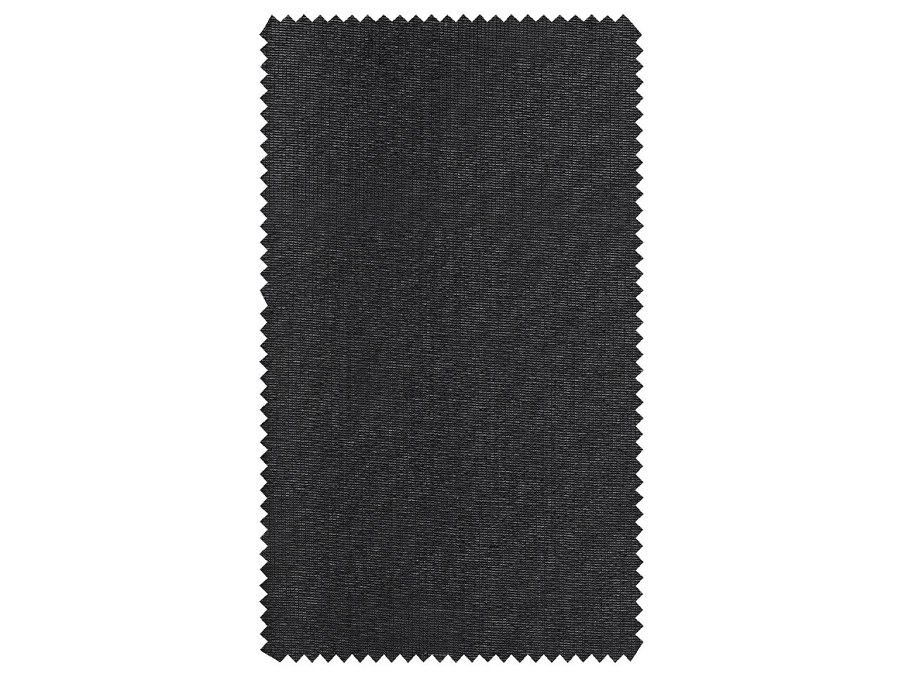 Căptușeală elastică termoadezivă kufner 36 g/m² lățime 150 cm - Negru (1 Metru)