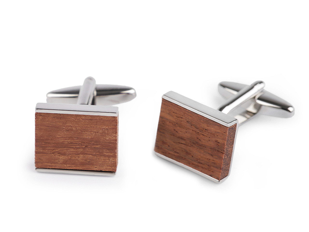 Butoni din lemn în cutie cadou - Maro (1 Cutie)