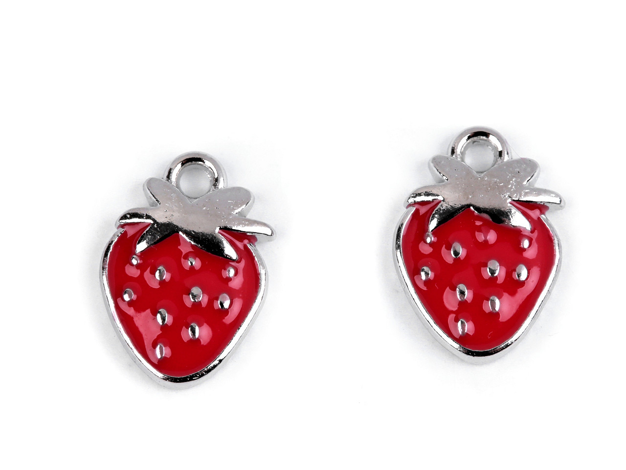 Pandantiv banane, struguri, căpșuni - Violet (2 Bucăți)