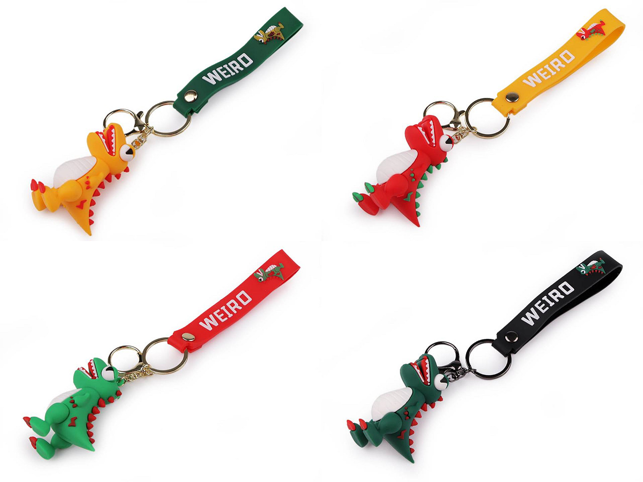 Breloc chei / rucsac 3d - Roșu (1 Bucată)