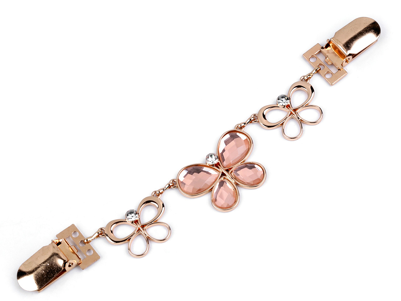 Clips cardigan / închizătoare cardigan - Auriu rose (4 Bucăți) Clips cardigan / închizătoare cardigan - Auriu rose (4 Bucăți)