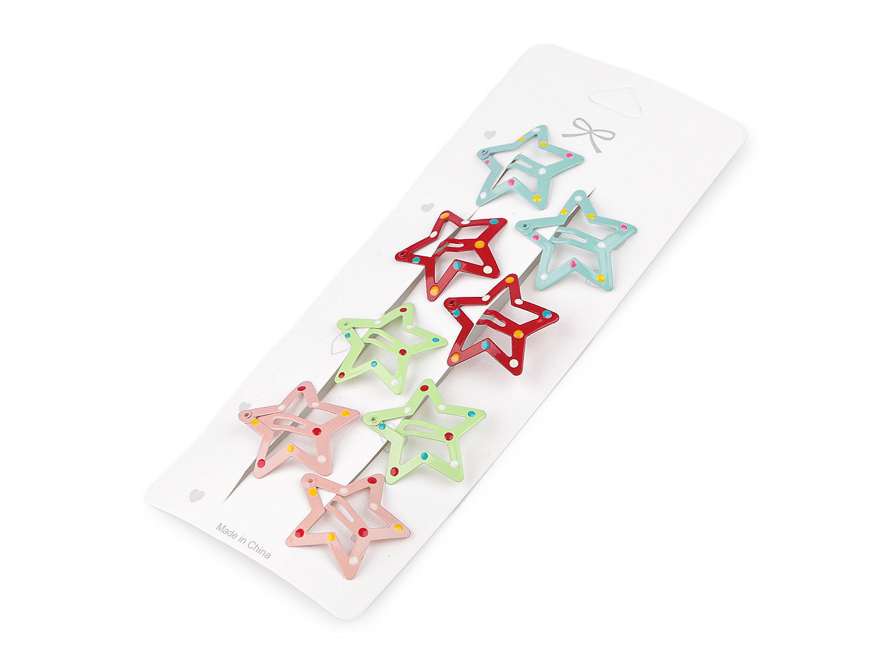 Agrafă de păr star - Mix (8 Bucăți)