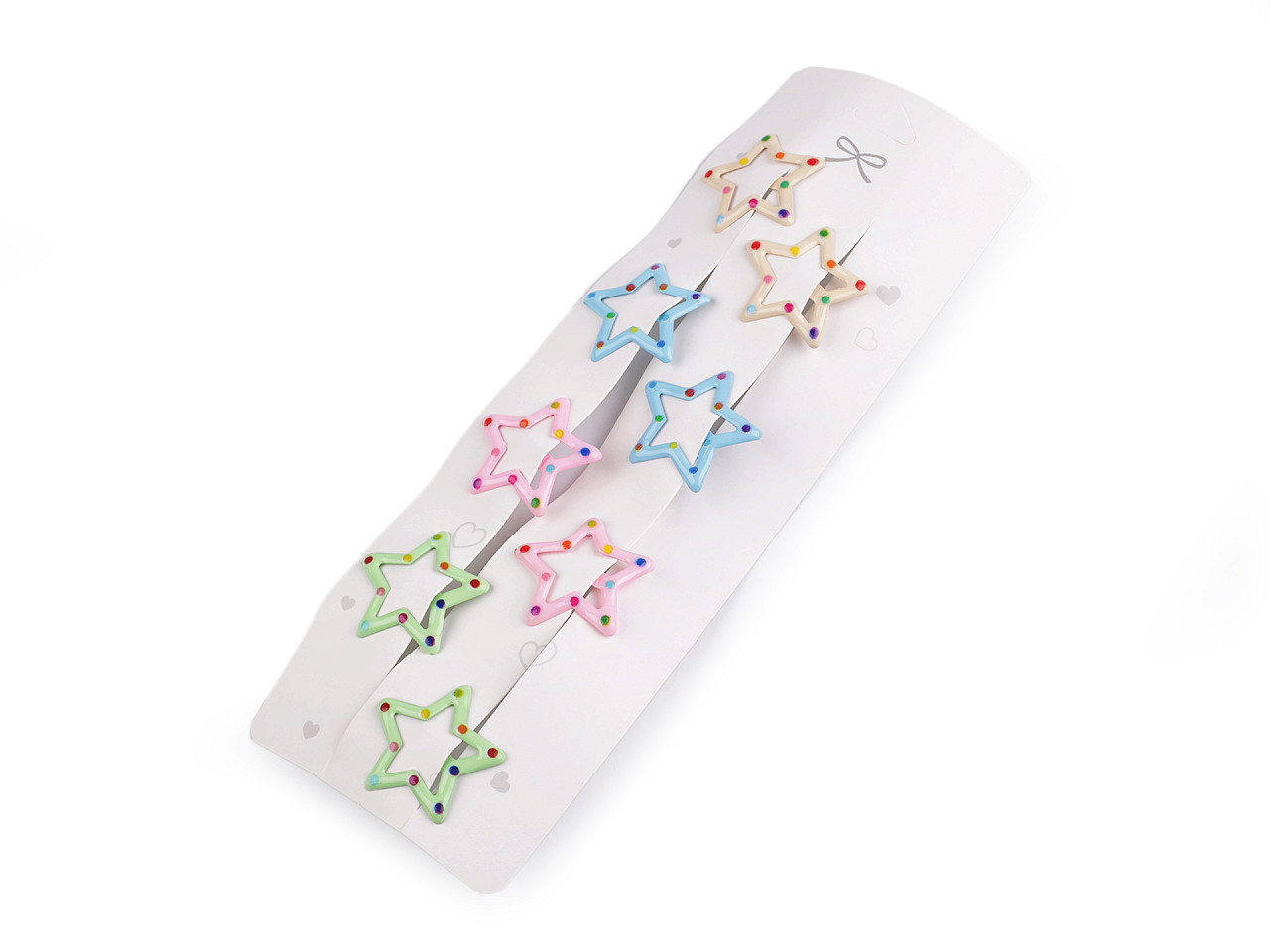 Agrafă de păr star - Mix (8 Bucăți)