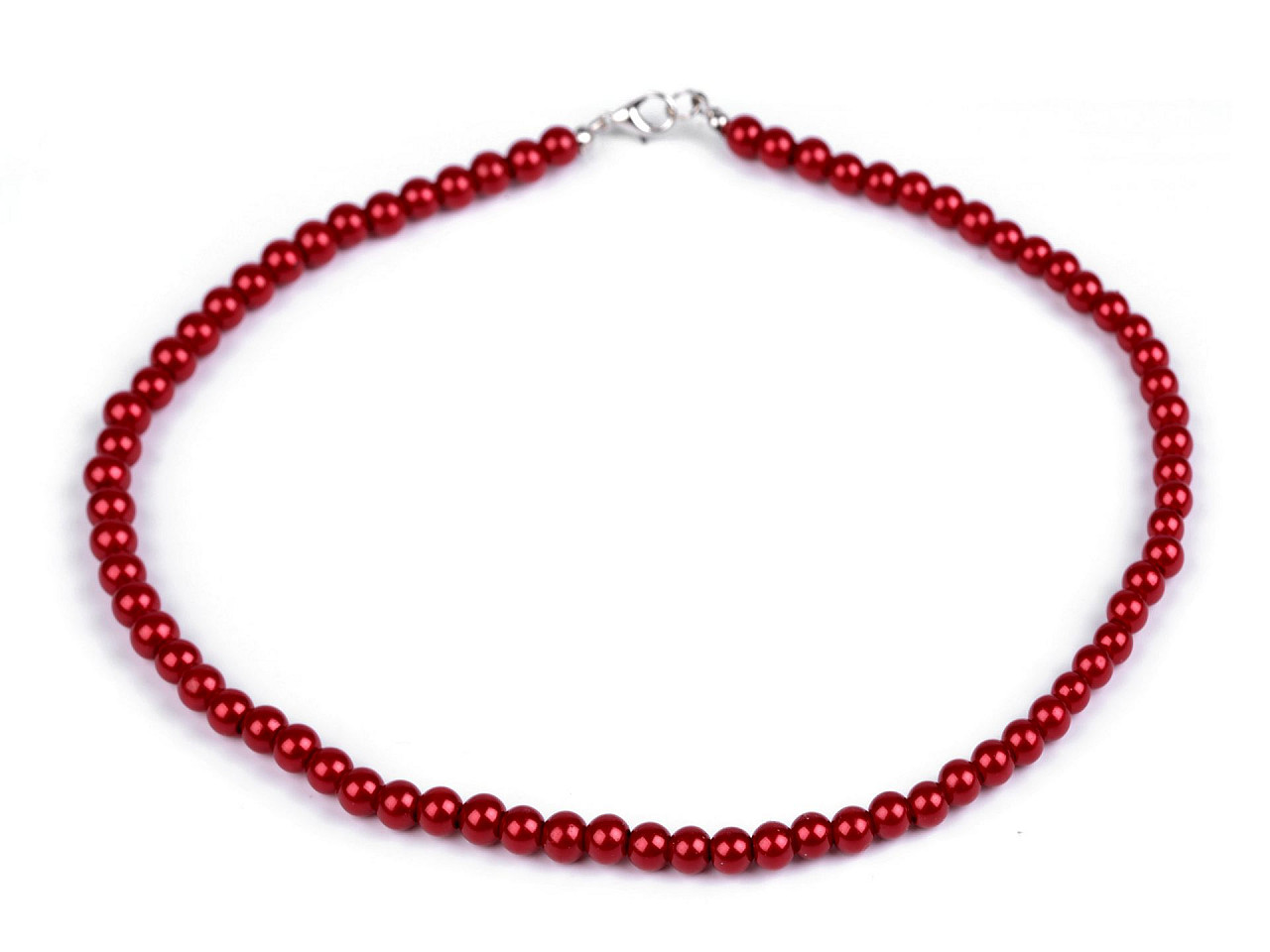 Colier de perle - Bordo deschis (1 Bucată) Colier de perle - Bordo deschis (1 Bucată)