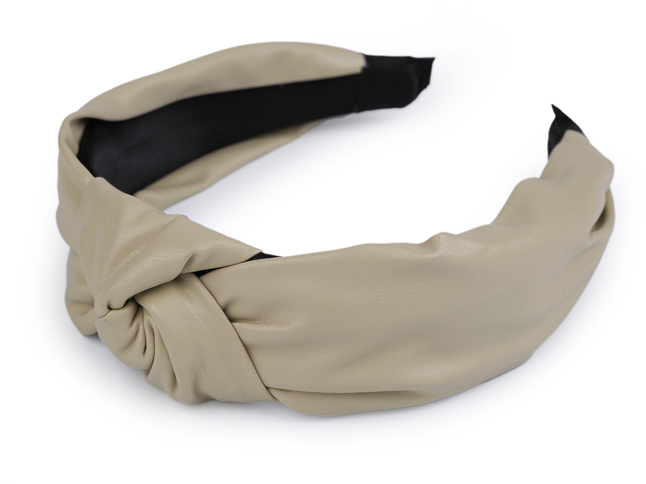 Bentita de piele cu nod - Bej deschis (1 Bucată)