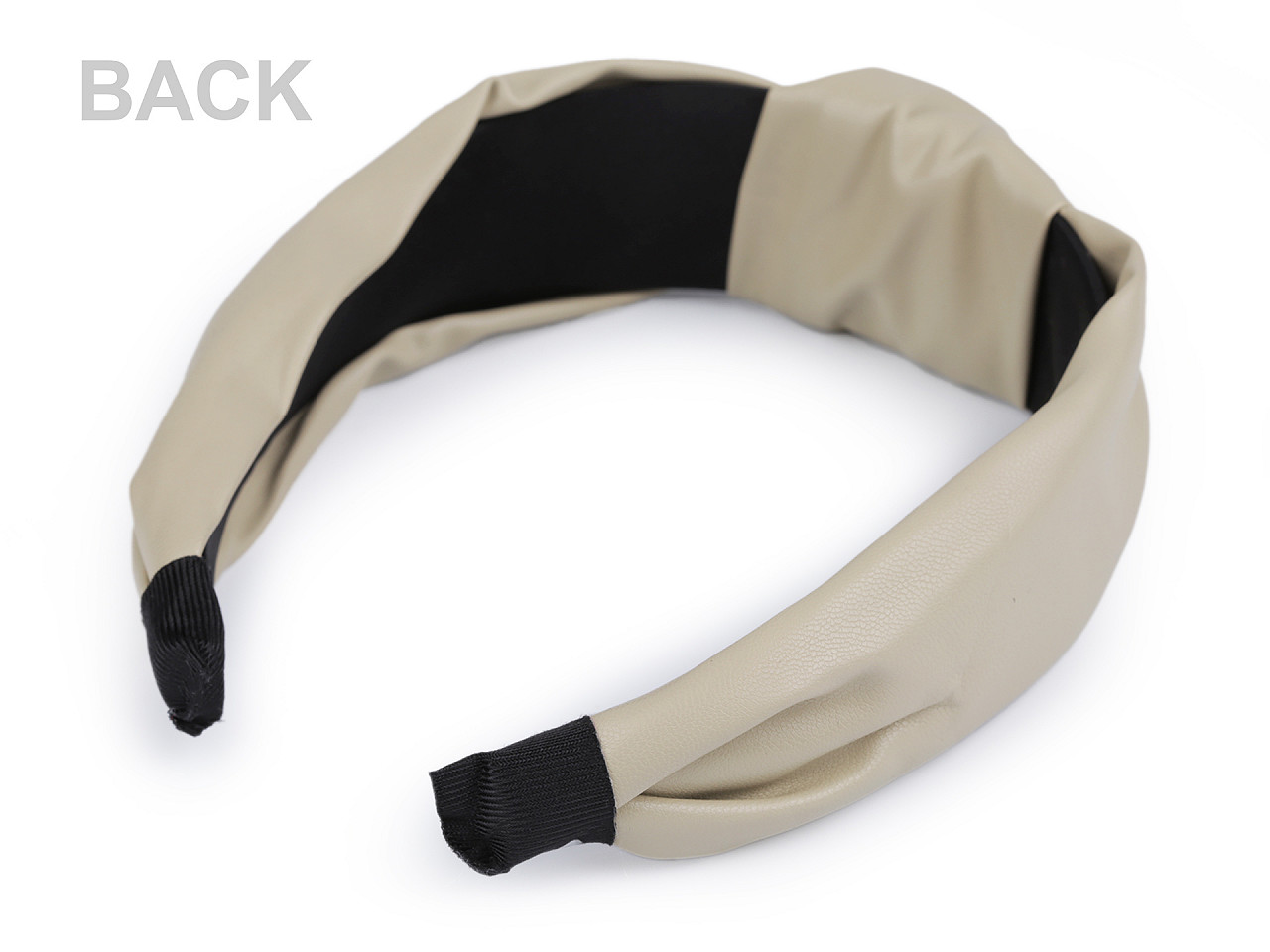 Bentita de piele cu nod - Bej deschis (1 Bucată)