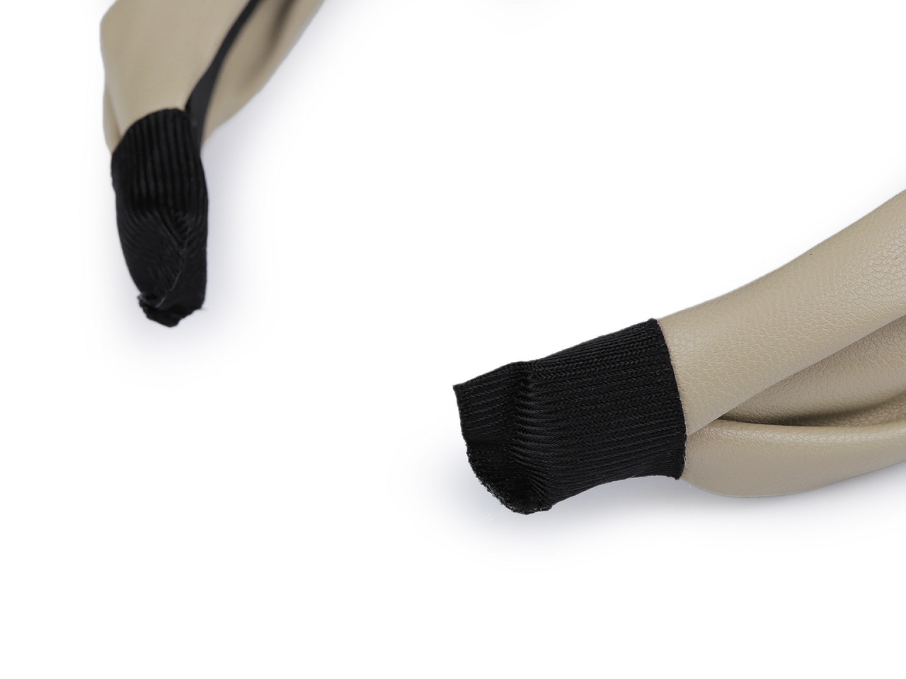 Bentita de piele cu nod - Bej deschis (1 Bucată)