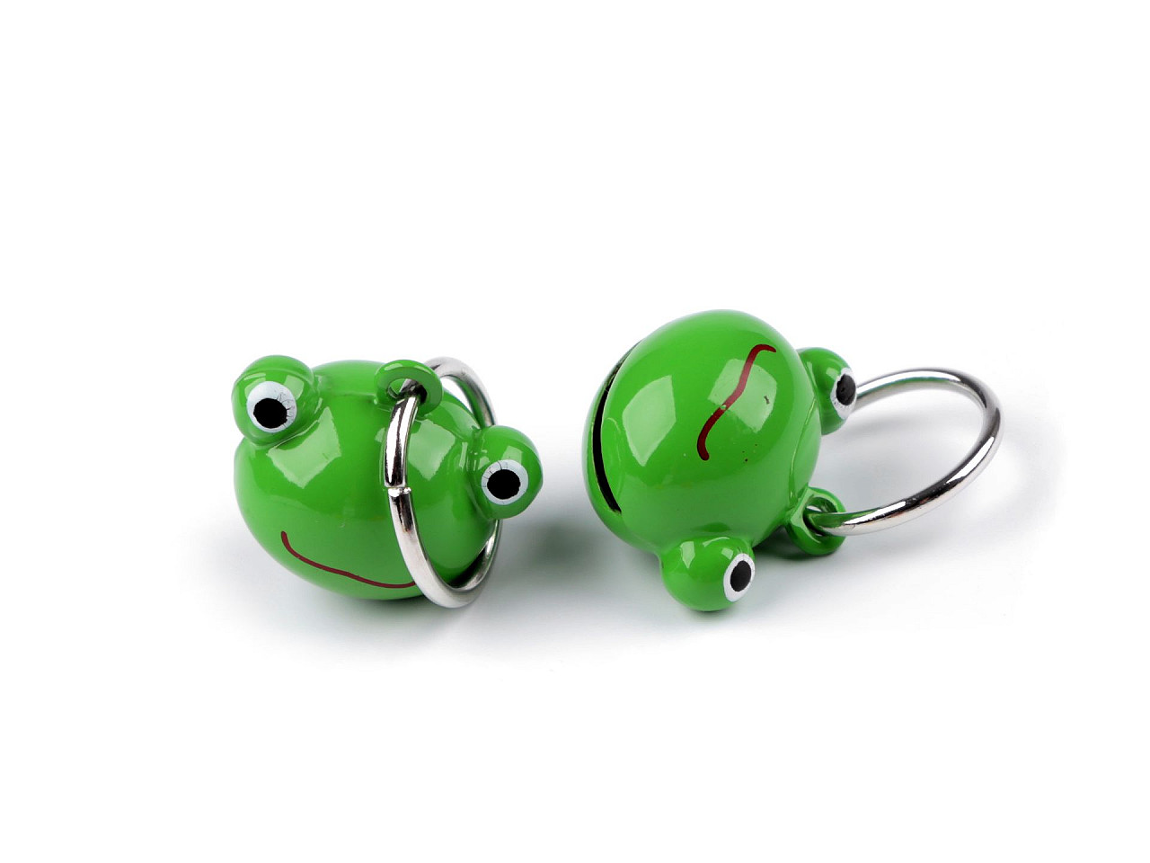 Pandantiv cu clopotel animale, dovleac - Bej (2 Bucăți)