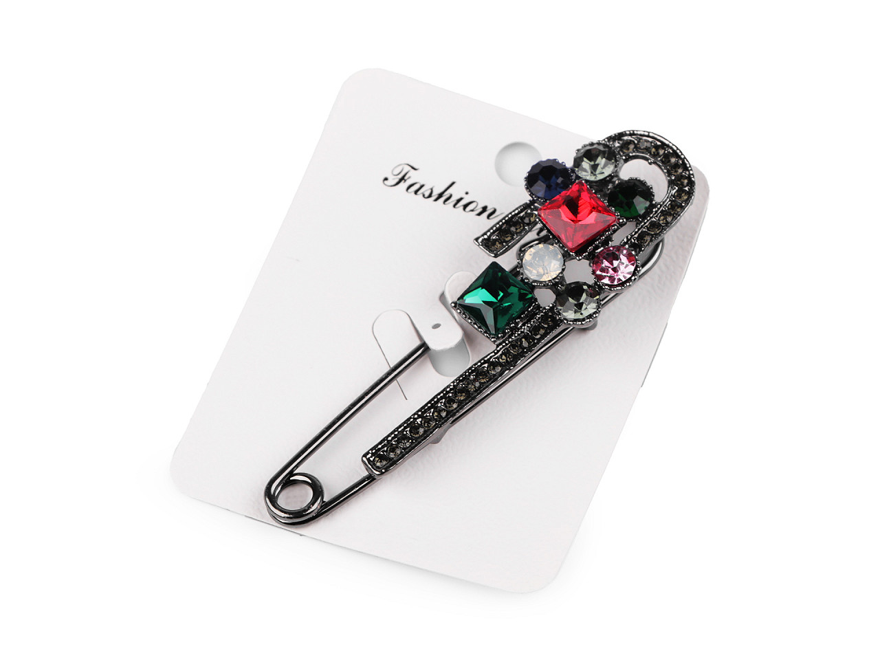 Broșă cu strasuri - Auriu (1 Bucată)