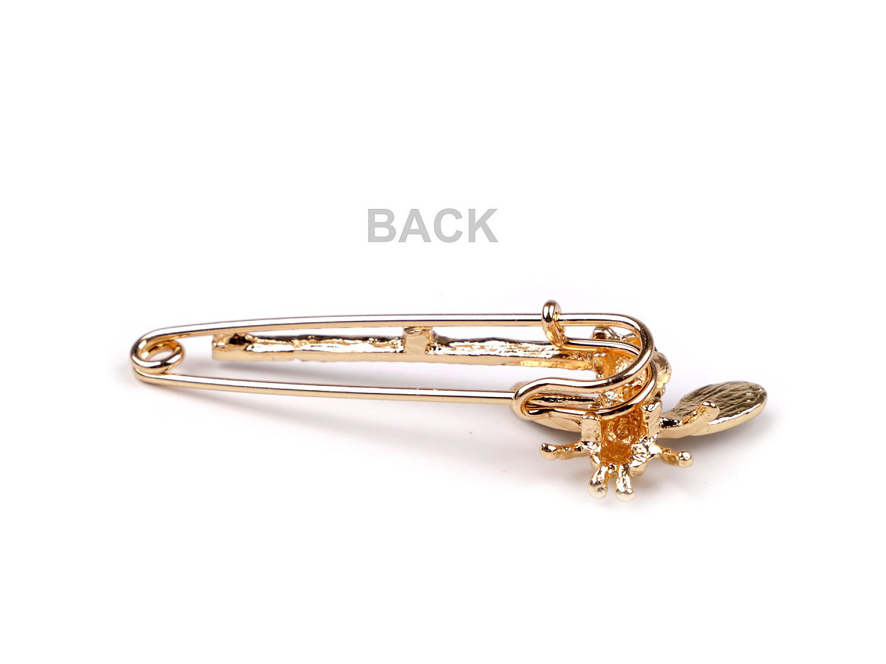 Broșă ac cu albină - Cristal (1 Bucată)