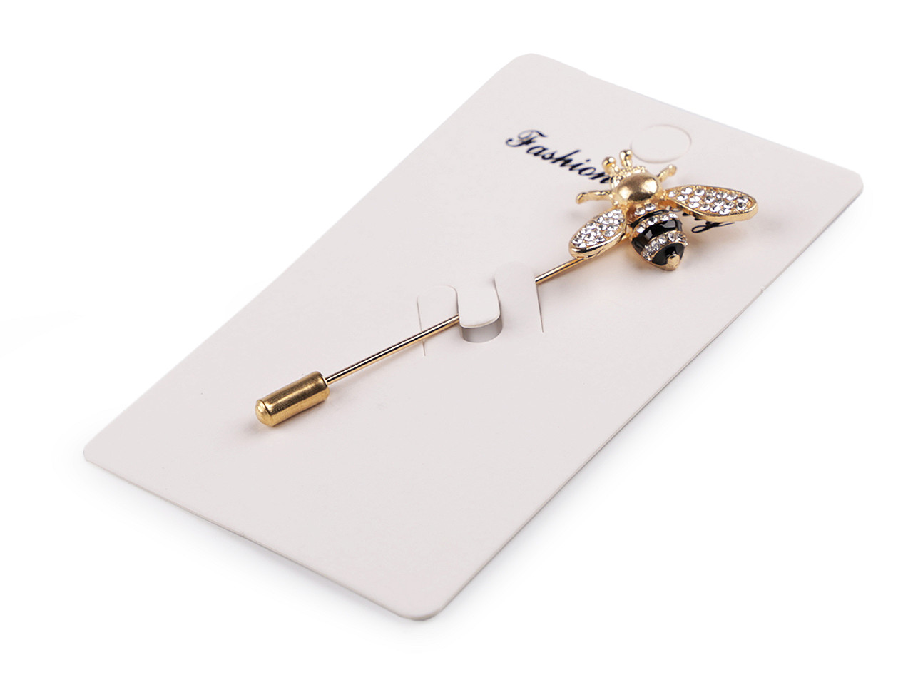 Ac de rever albina cu strasuri - Cristal (1 Bucată)