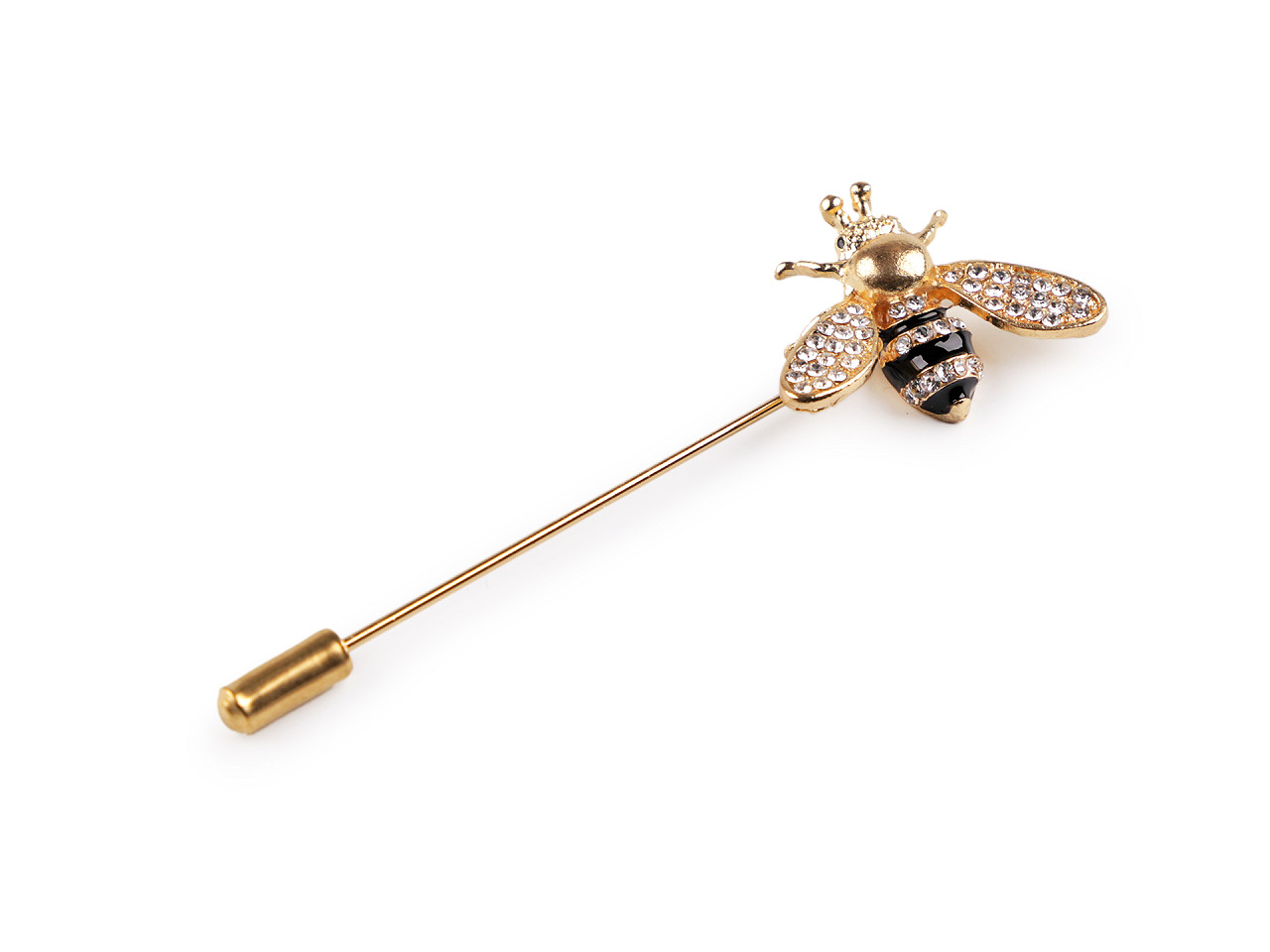 Ac de rever albina cu strasuri - Cristal (1 Bucată)