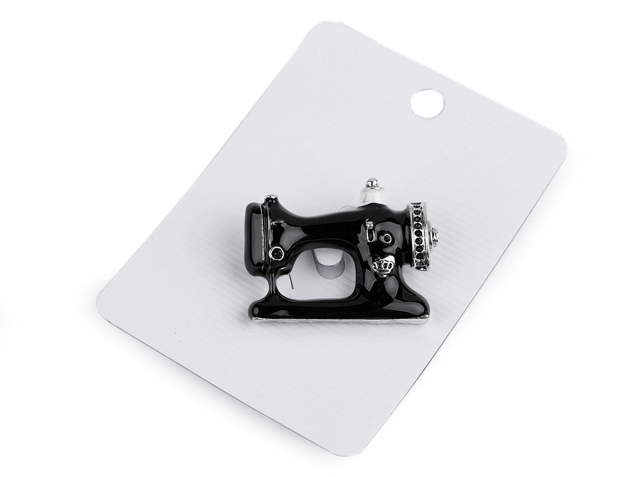 Broșă mașină de cusut - Roșu (1 Bucată)