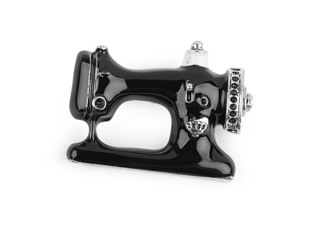 Broșă mașină de cusut - Roșu (1 Bucată)