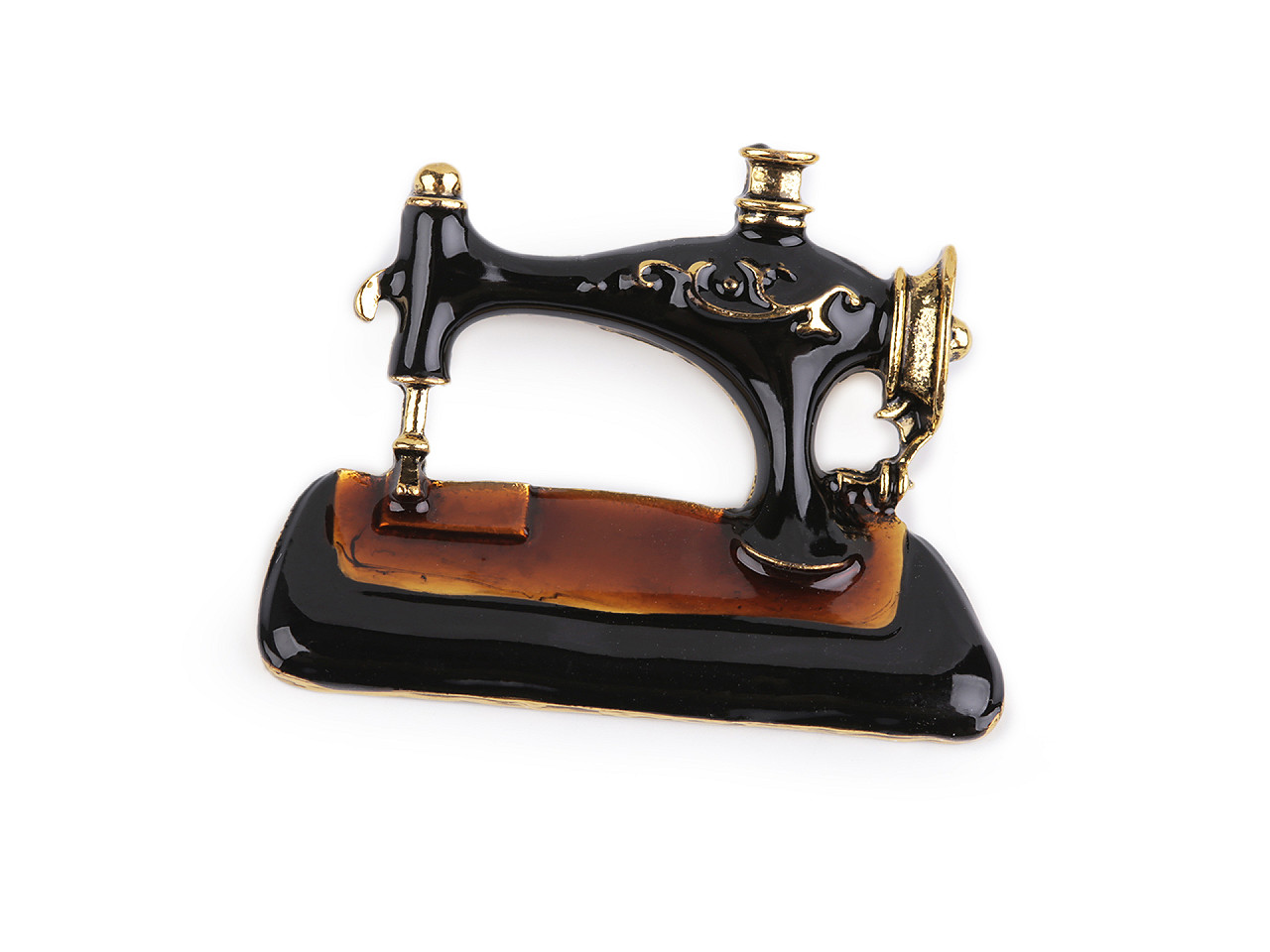 Broșă mașină de cusut - Roșu (1 Bucată)