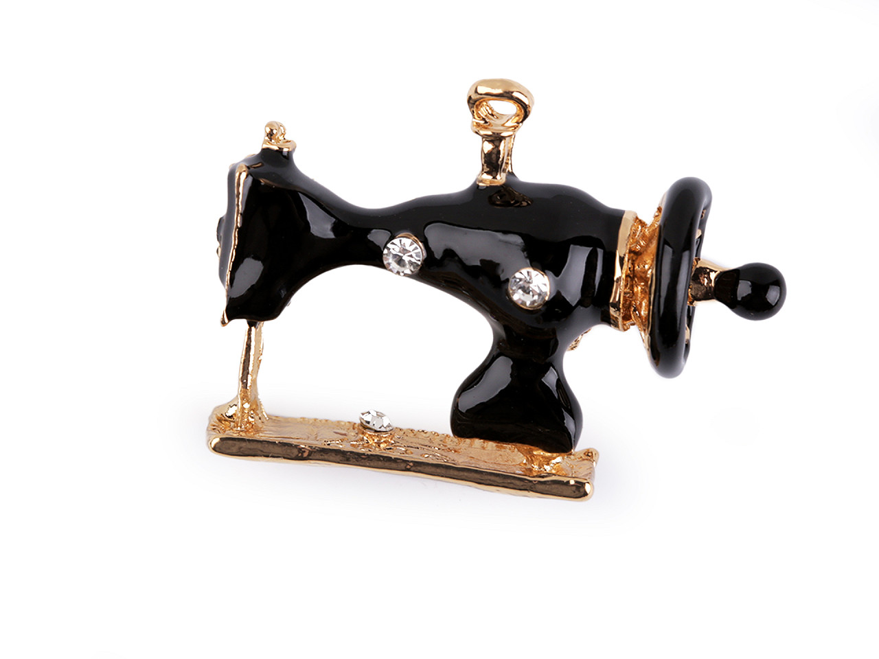 Broșă mașină de cusut - Roșu (1 Bucată)