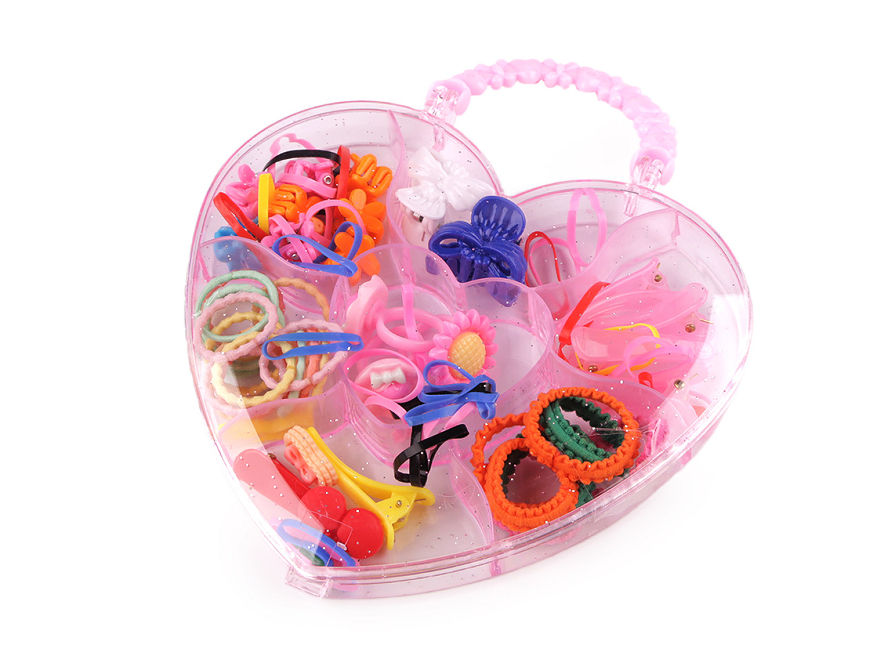 Set de ornamente de păr și eslastice - Mix (1 Cutie)