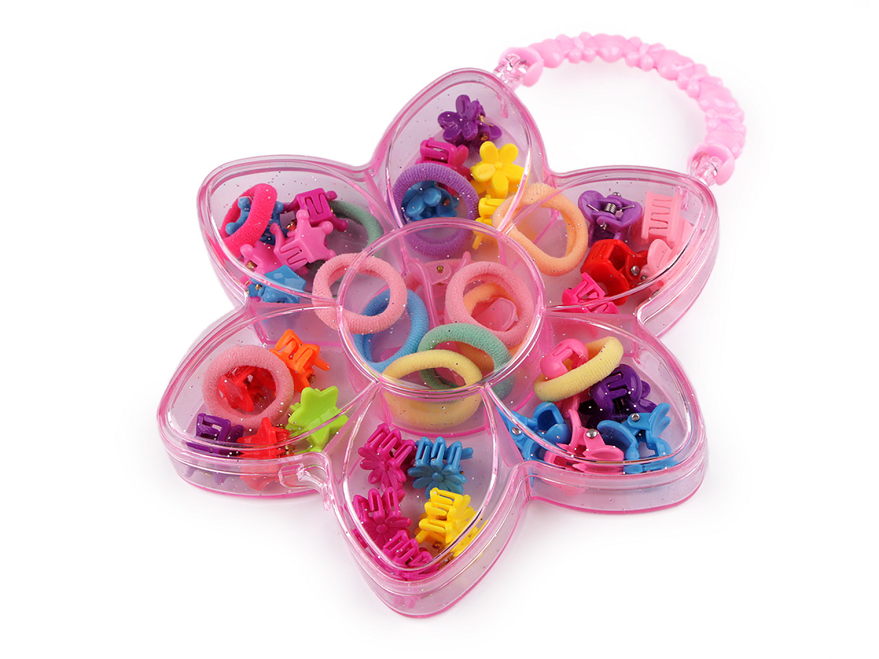 Set de ornamente de păr și eslastice - Mix (1 Cutie)