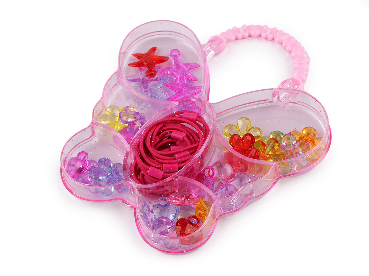 Set de ornamente de păr și eslastice - Mix (1 Cutie)