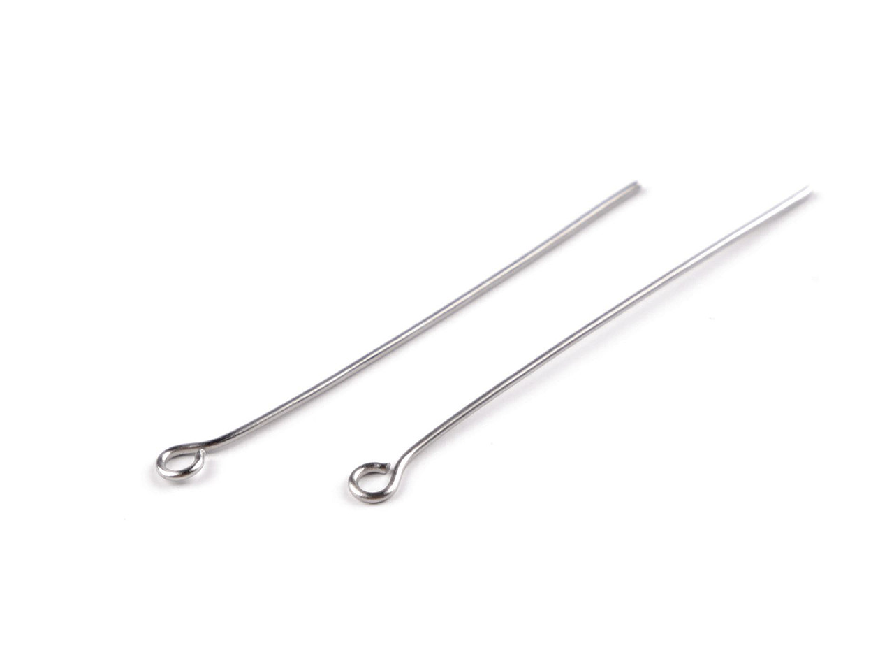 Ace pentru bijuterii din otel inoxidabil 40 mm - Platinum (50 Bucăți)