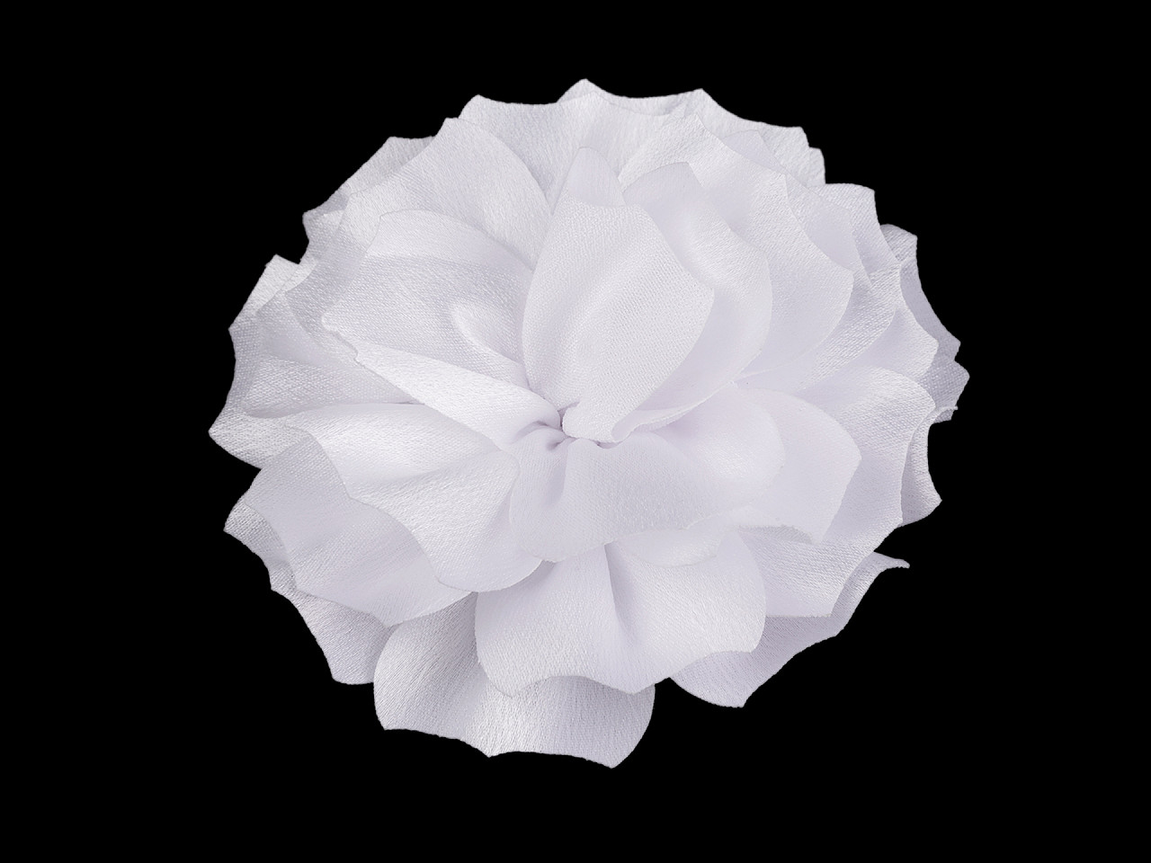 Brosa / podoaba capilara floare din satin ø11 cm - Roz antic deschis (1 Bucată)