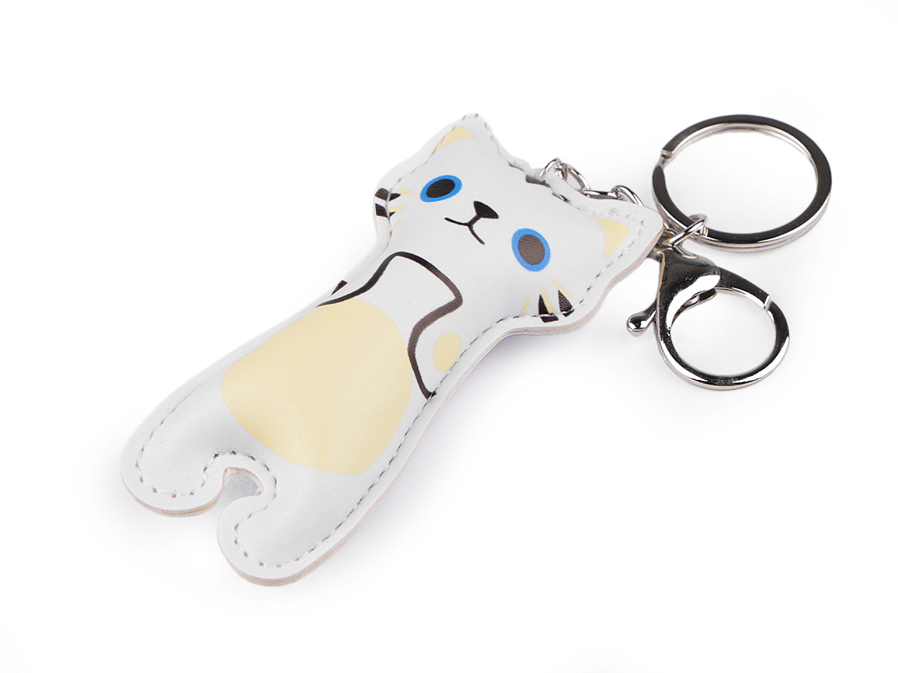 Breloc pentru chei - Alb (1 Bucată)