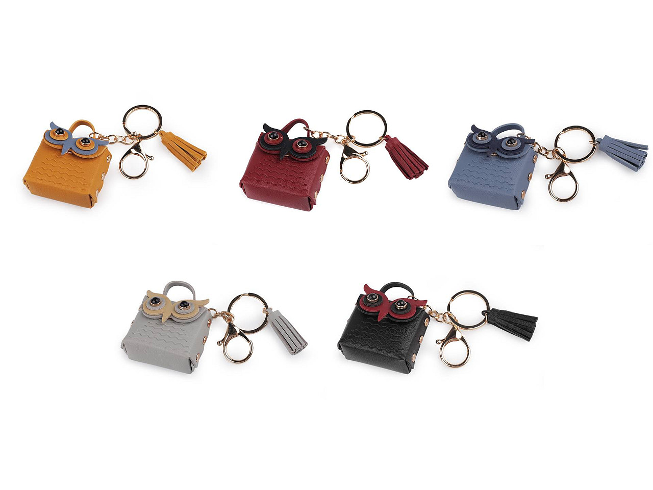 Breloc / pandantiv chei - Albastru denim (1 Bucată)