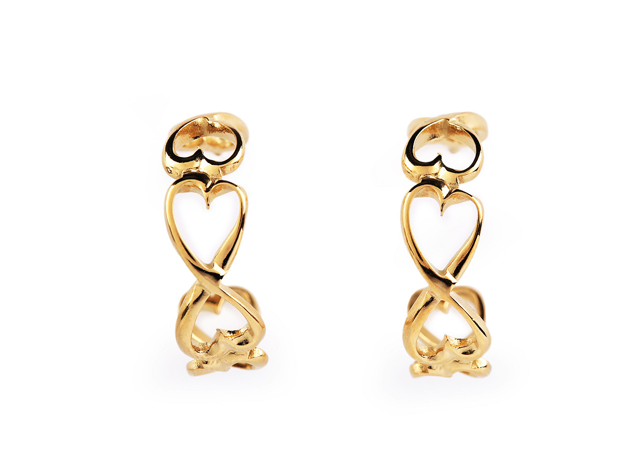 Cercei cercuri din oțel inoxidabil - Argintiu (1 Pereche)