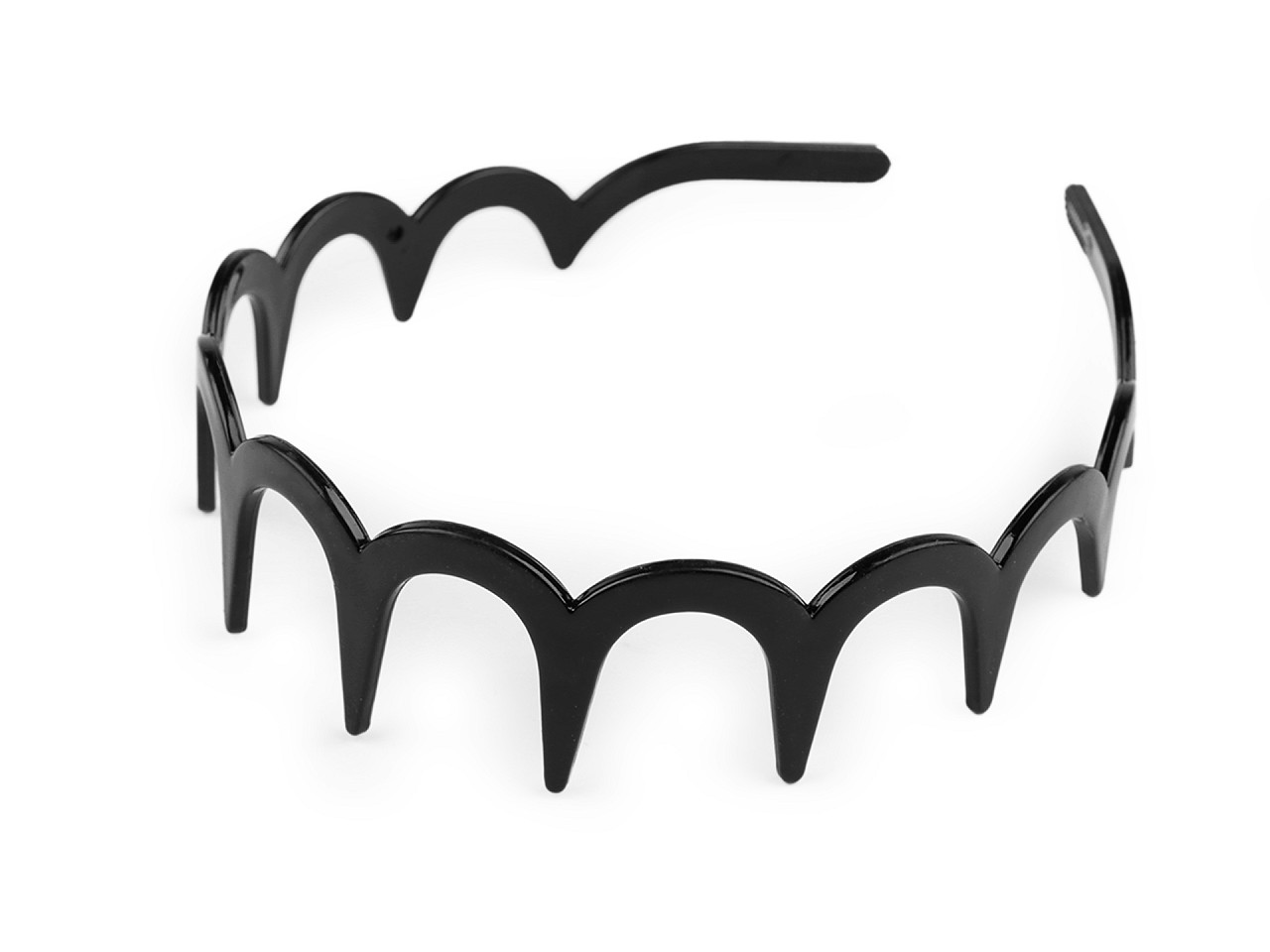 Bentita din plastic pentru par - Roz deschis (1 Bucată)