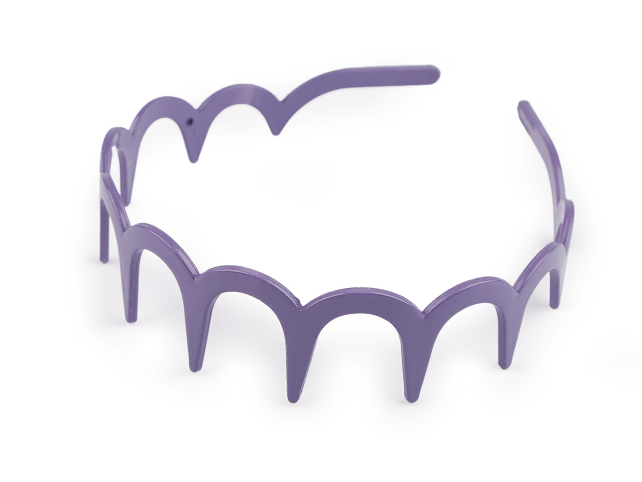 Bentita din plastic pentru par - Roz deschis (1 Bucată)