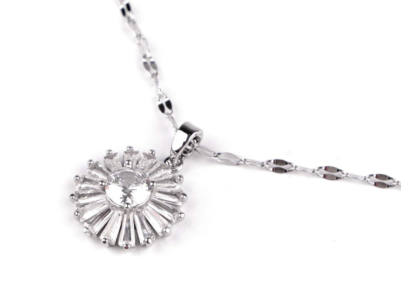 Colier din oțel inoxidabil - Cristal (1 Bucată)