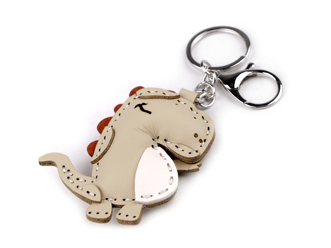 Breloc broască țestoasă, dinozaur - Bej (1 Bucată)